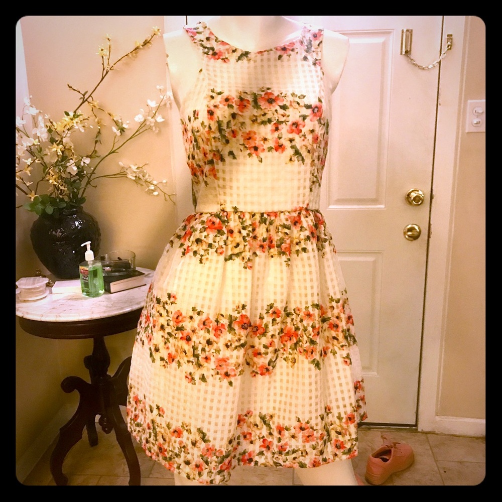 Floral spring dress